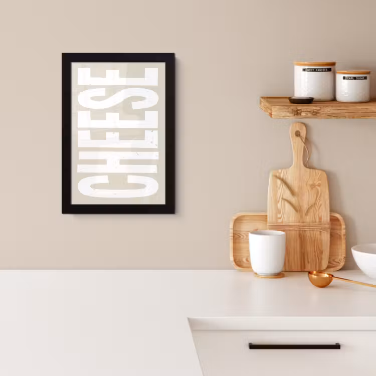 Poster met lijst - Food - Japandi - Cheese - Decoratie — 3