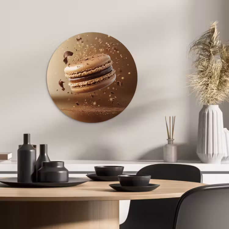 Muurcirkel - Chocolade - Macarons - Eten - Snoep — 2
