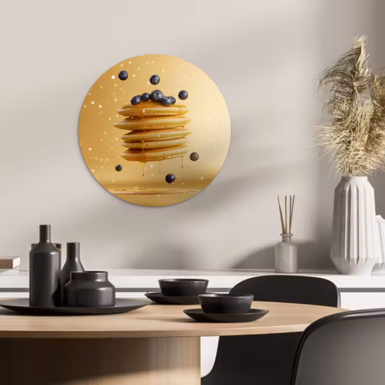 Muurcirkel - Pannenkoeken - Eten - Honing - Geel — 2