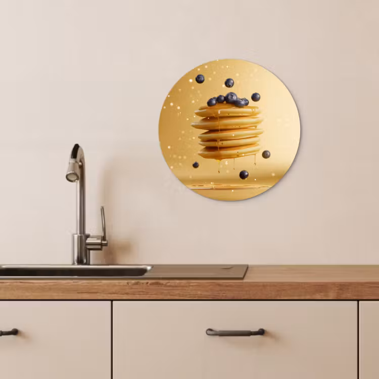 Muurcirkel - Pannenkoeken - Eten - Honing - Geel — 4