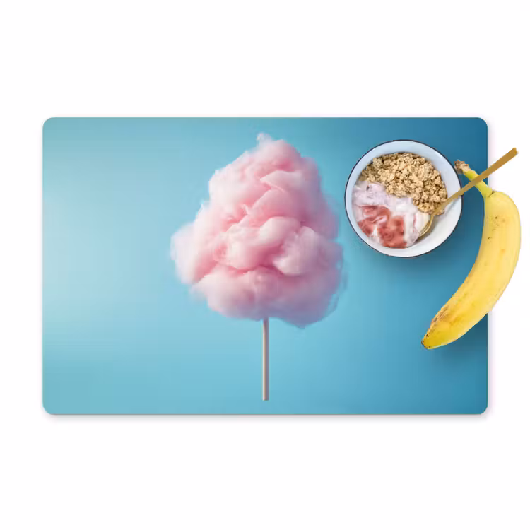 Placemat vinyl - Suikerspin - Zoet - Snoep — 1