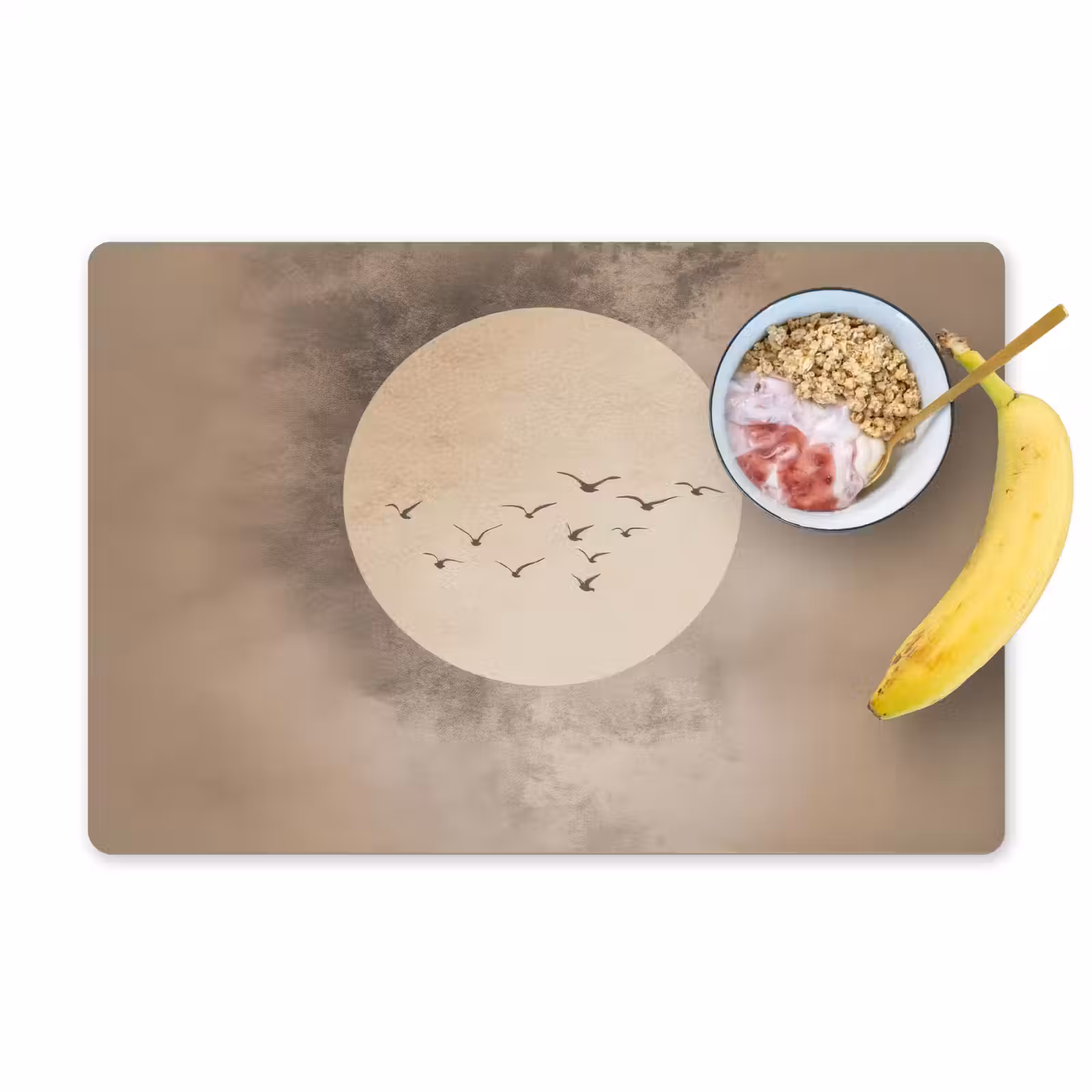 Placemat vinyl - Vogel - Beige - Japandi — 1