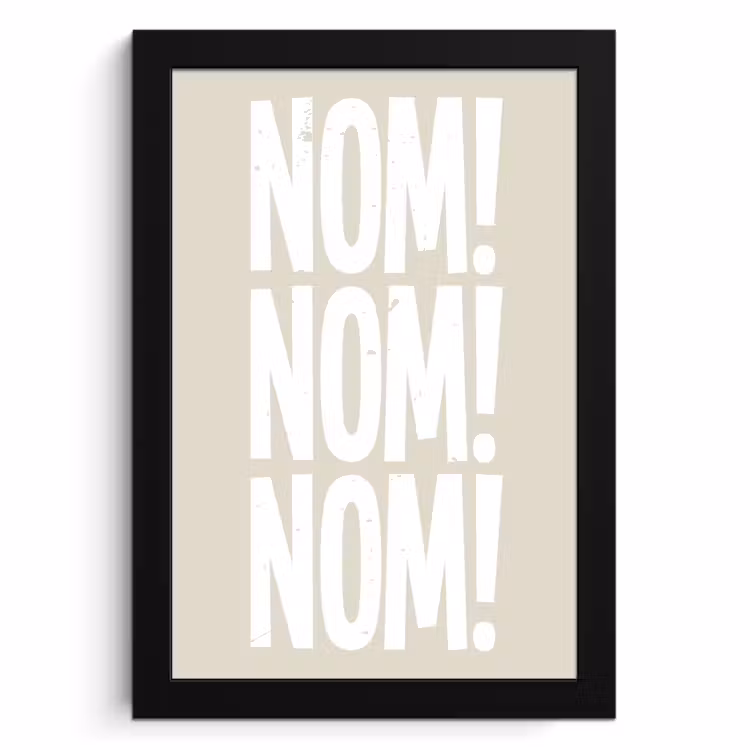 Poster met lijst - Beige - Vintage - Japandi - Decoratie — 1