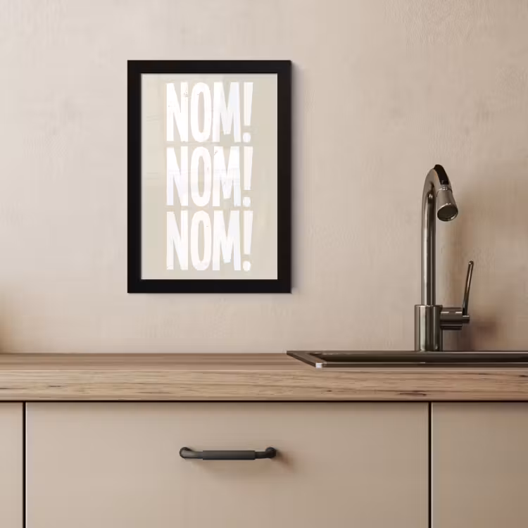 Poster met lijst - Beige - Vintage - Japandi - Decoratie — 2