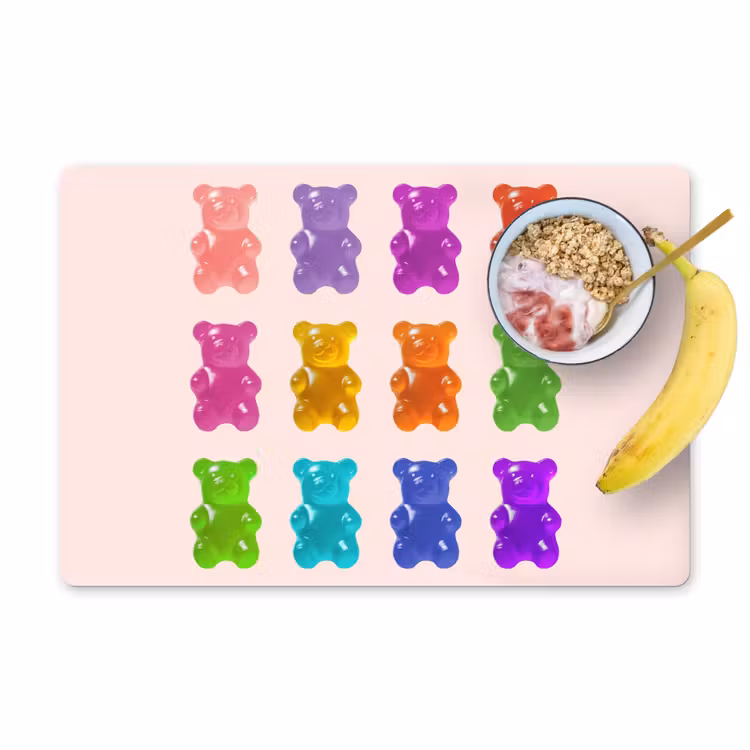 Placemat vinyl - Beer - Kleurrijk - Snoep — 1