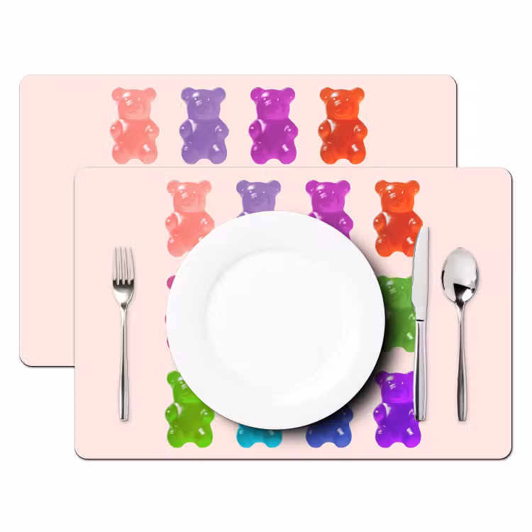 Placemat vinyl - Beer - Kleurrijk - Snoep — 2