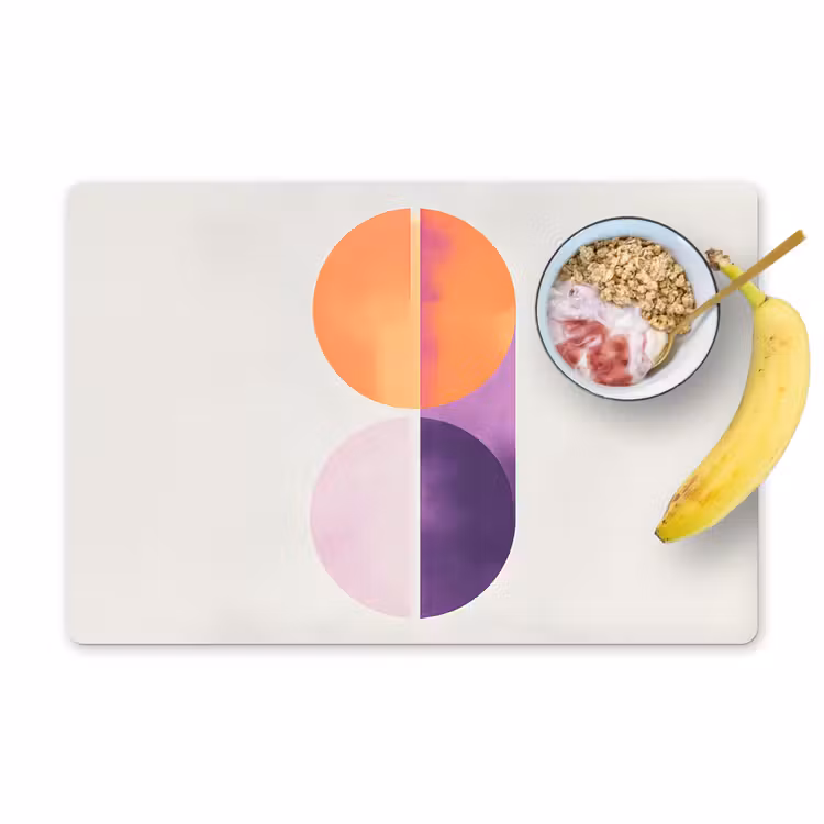 Placemat vinyl - Cirkels - Abstract - Paars — 1