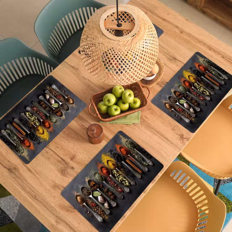 Placemat vinyl - Lepels - Specerijen - Kaneel - Chili — 3