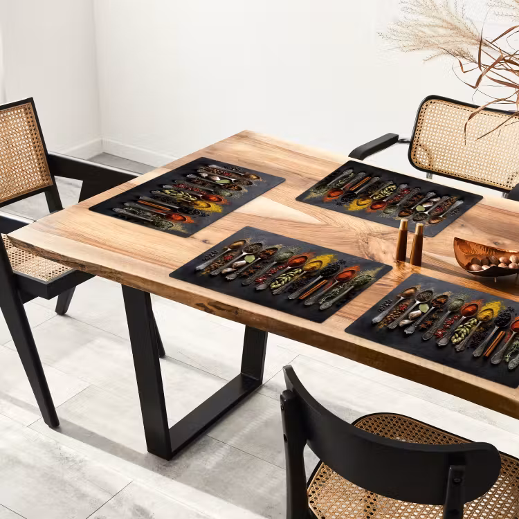 Placemat vinyl - Lepels - Specerijen - Kaneel - Chili — 4