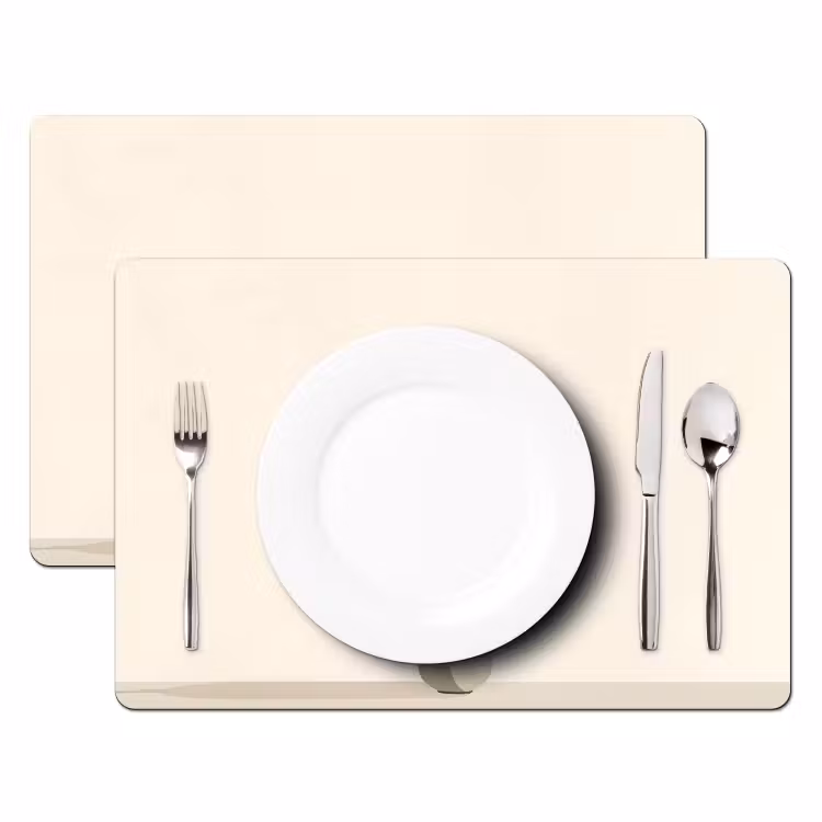 Placemat vinyl - Tulp - Vaas - Beige — 2