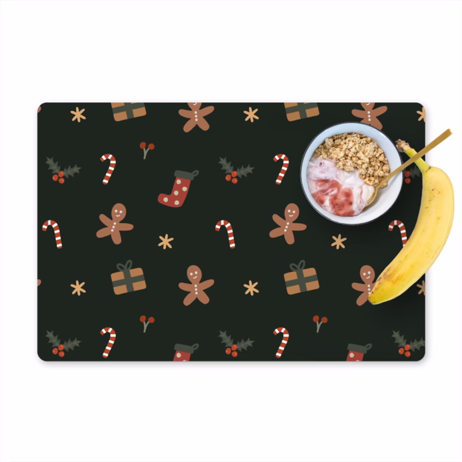 Placemat vinyl - Illustratie - Figuren - Groen — 1