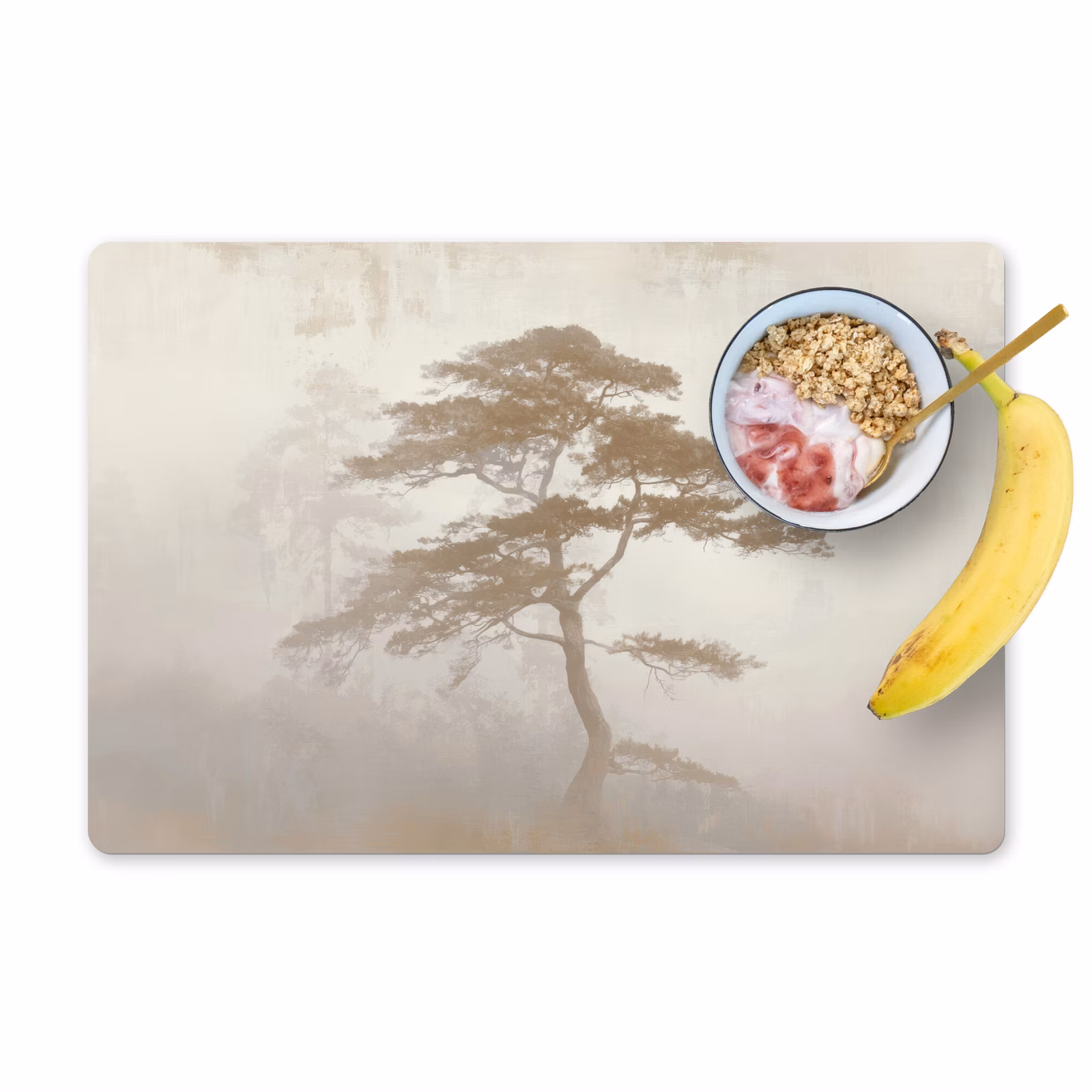 Placemat vinyl - Boom - Oosterse stijl - Landschap — 1