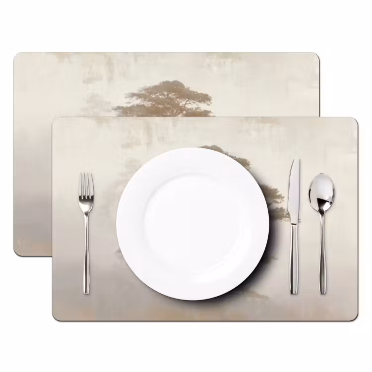 Placemat vinyl - Boom - Oosterse stijl - Landschap — 2