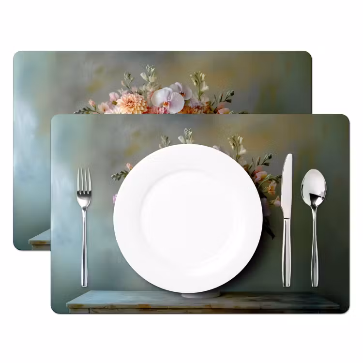 Placemat vinyl - Orchidee - Boeket - Vaas - Bloemen — 2