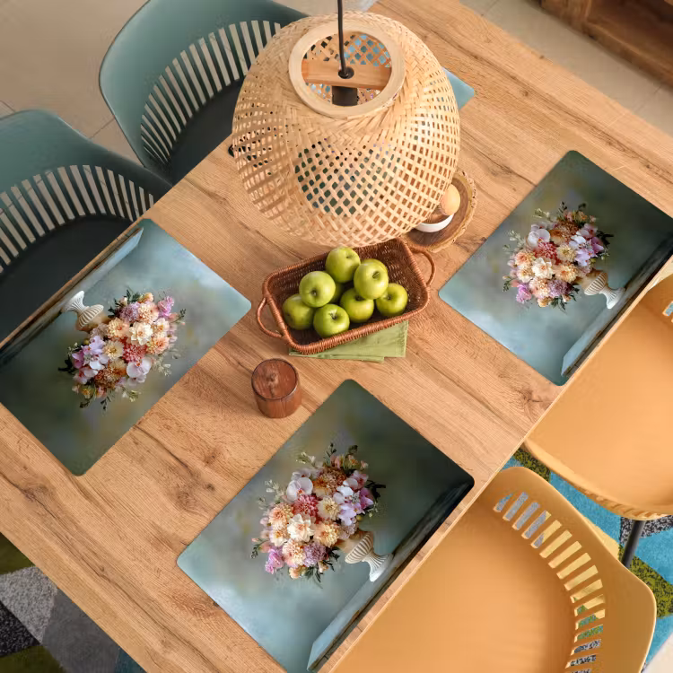 Placemat vinyl - Orchidee - Boeket - Vaas - Bloemen — 3