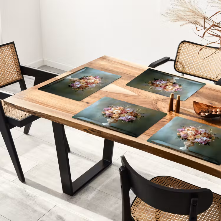 Placemat vinyl - Orchidee - Boeket - Vaas - Bloemen — 4