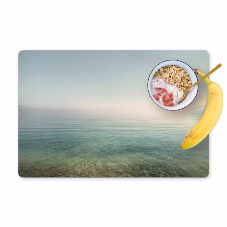 Placemat vinyl - Zee - Horizon - Blauw - Mist — 1