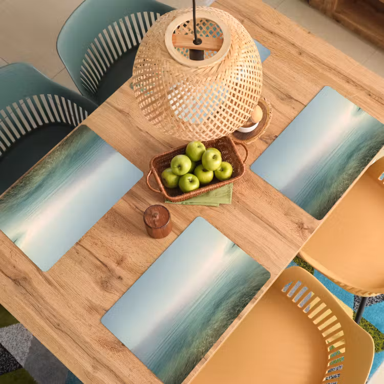 Placemat vinyl - Zee - Horizon - Blauw - Mist — 3