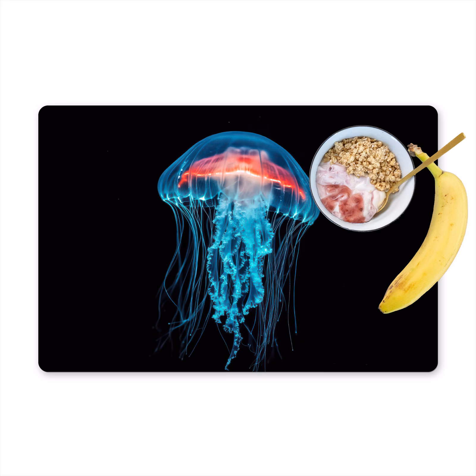 Placemat vinyl - Kwal - Tentakels - Blauw - Licht — 1