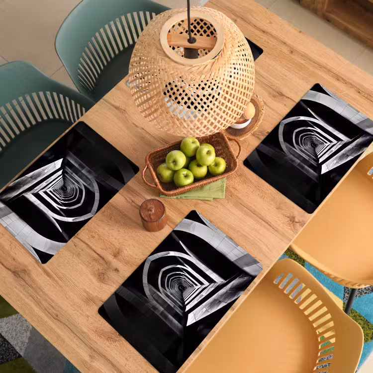 Placemat vinyl - Gang - Bogen - Schaduw - Diepte — 3