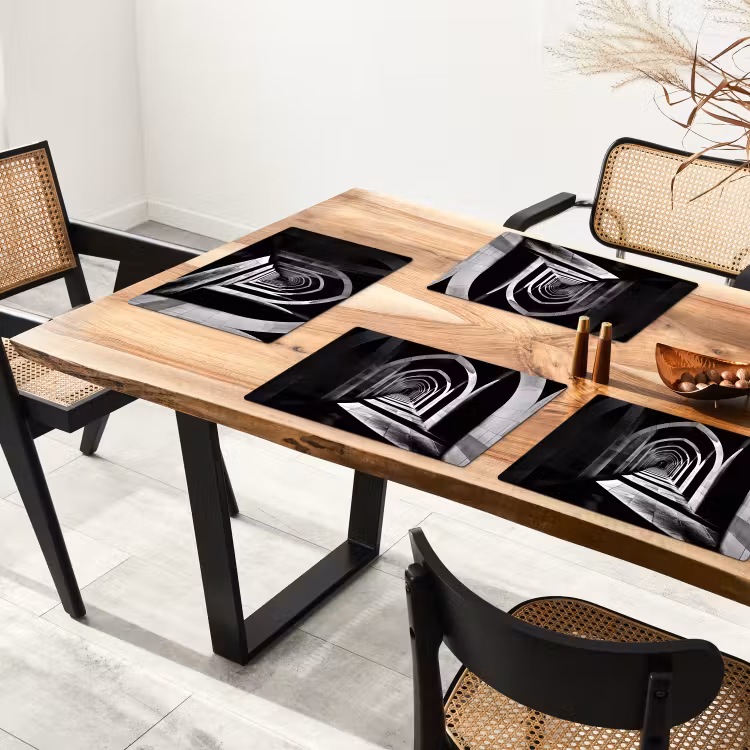 Placemat vinyl - Gang - Bogen - Schaduw - Diepte — 4