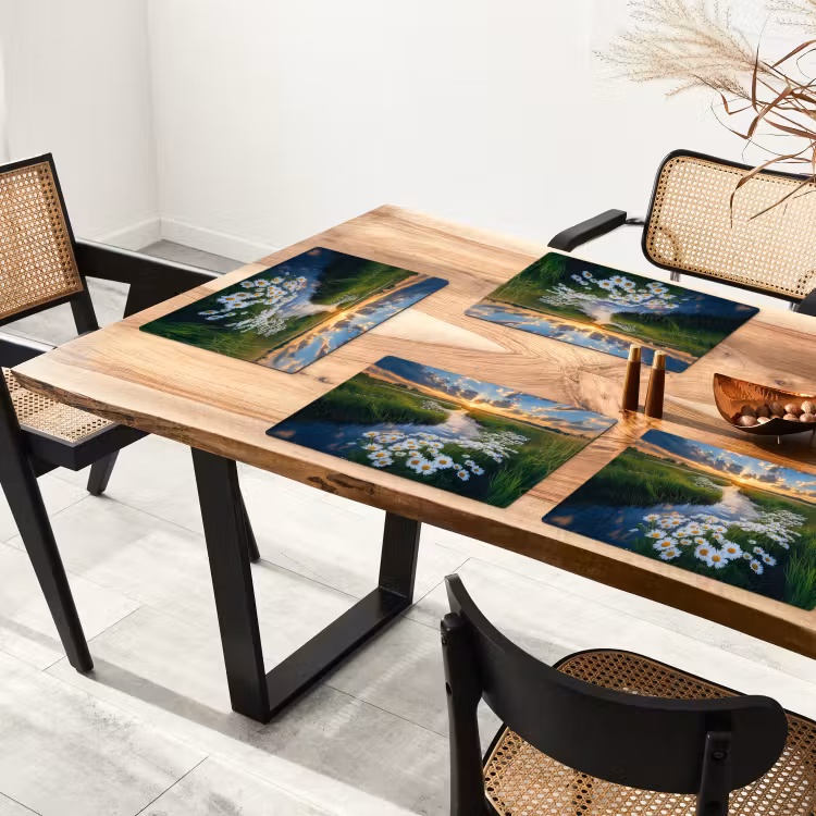 Placemat vinyl - Beekje - Landschap - Margriet — 4