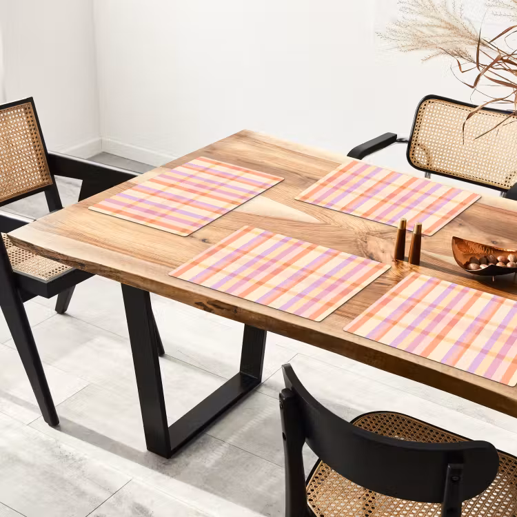 Placemat - 6 stuks - Pastel - uitpatroon - Geometrisch — 4