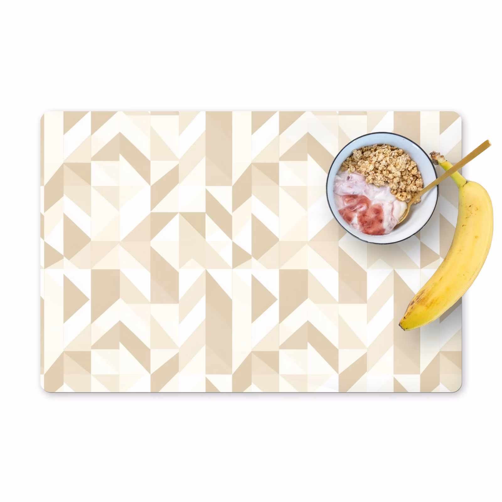 Placemat - 6 stuks - Modern - Abstract - Beige — 1