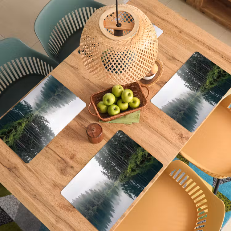 Placemat - 6 stuks - Bergen - Meer - Bos — 3