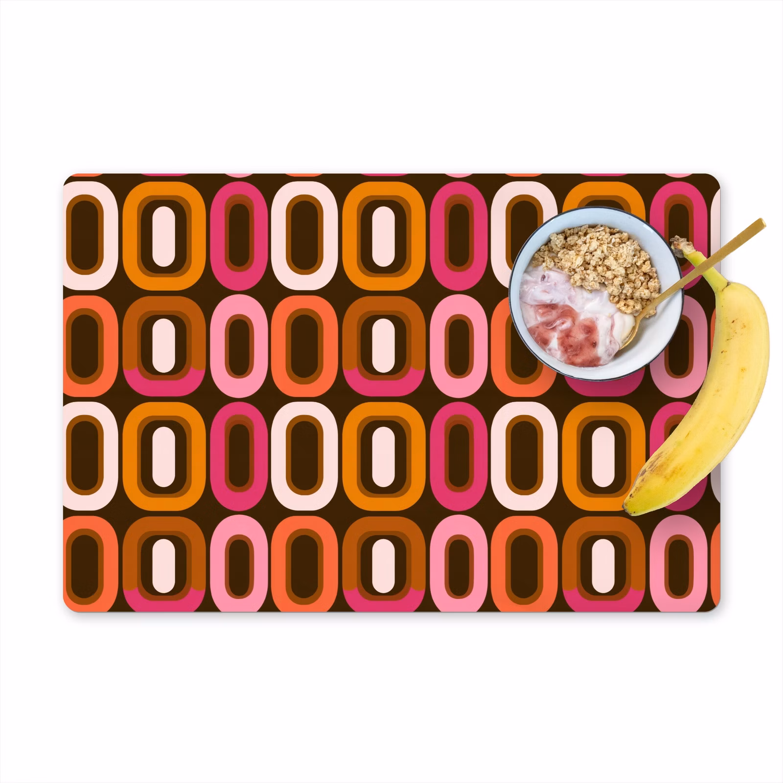 Placemat - 6 stuks - Modern - Retro - Kleurrijk — 1