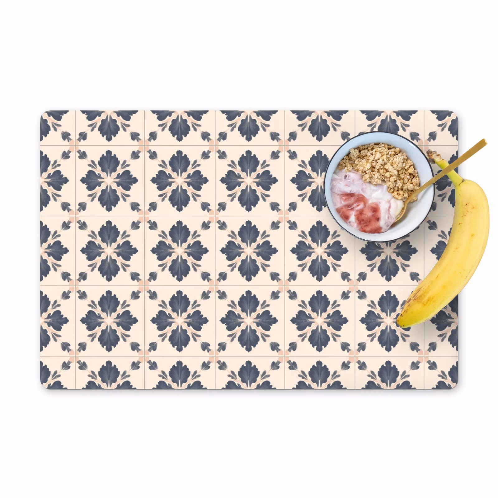 Placemat - 6 stuks - Bladvorm - Klassiek - Kleurrijk — 1