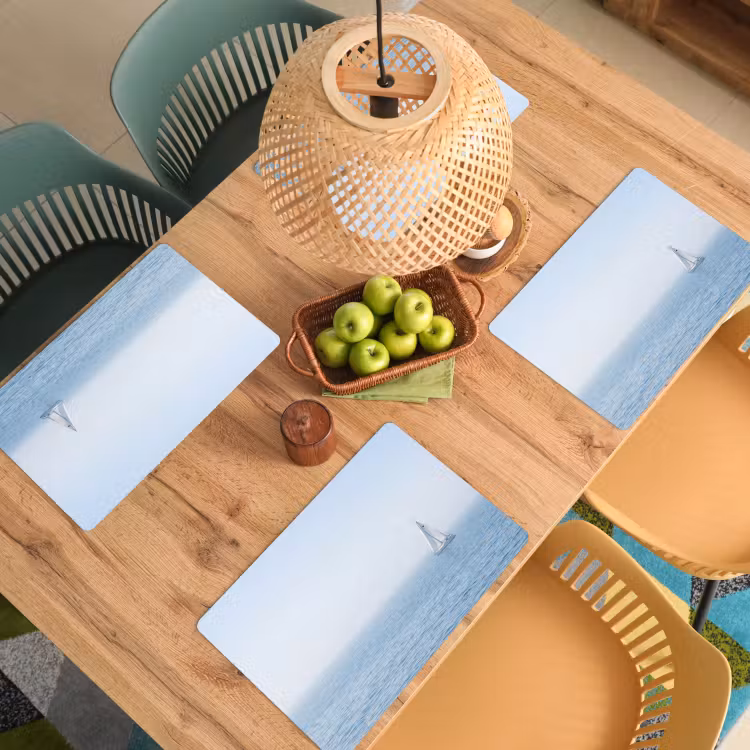 Placemat - 6 stuks - Horizon - Zeilboot - Zee — 3
