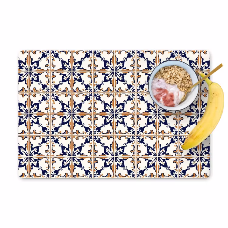 Placemat - 6 stuks - Klassiek - Patroon - Kleurrijk — 1