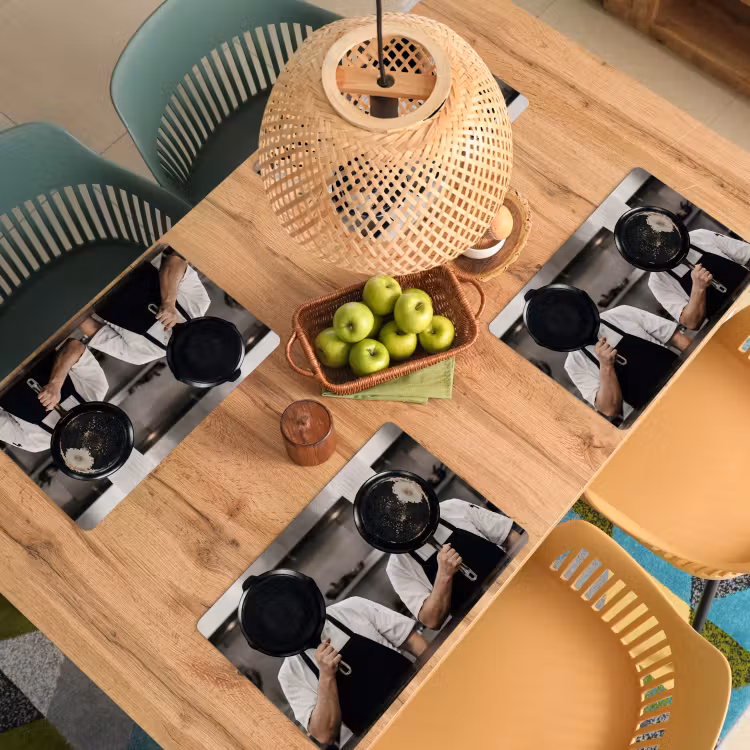 Placemat - 6 stuks - Koks - Koekenpannen - Keuken — 3