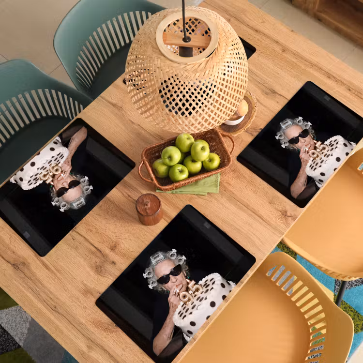 Placemat - 6 stuks - Verjaardag - Krulspeld - Oma — 3