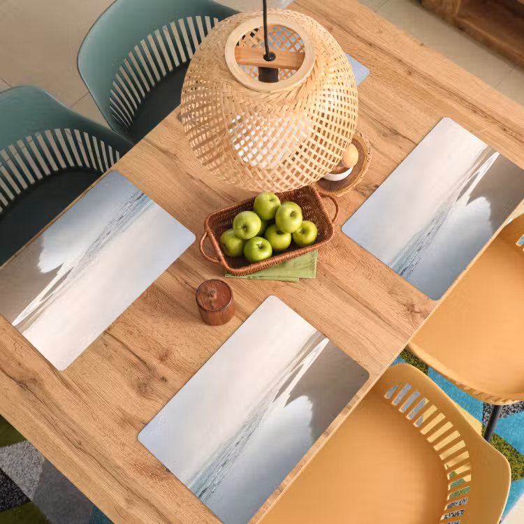 Placemat - 6 stuks - Kustlijn - Strand - Oceaan — 3