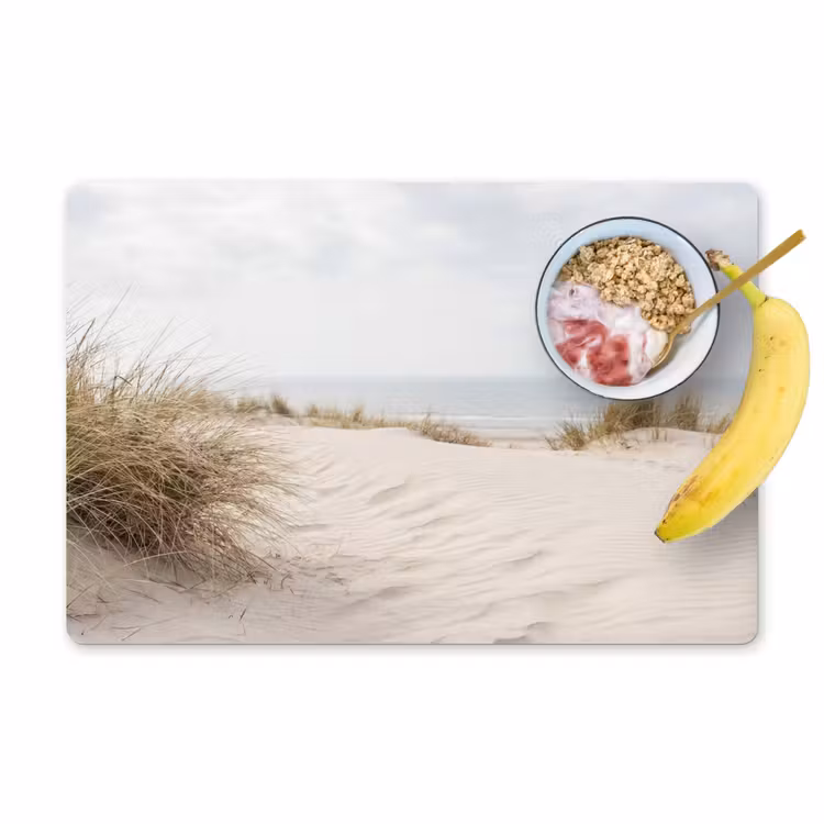 Placemat - 6 stuks - Wolken - Duinlandschap - Zand — 1