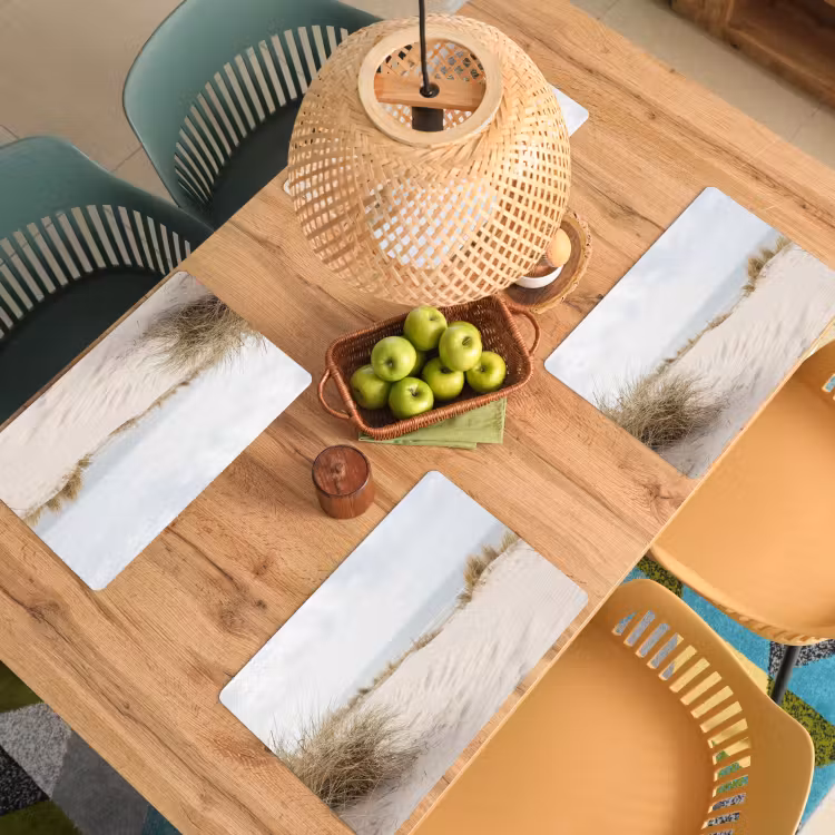 Placemat - 6 stuks - Wolken - Duinlandschap - Zand — 3