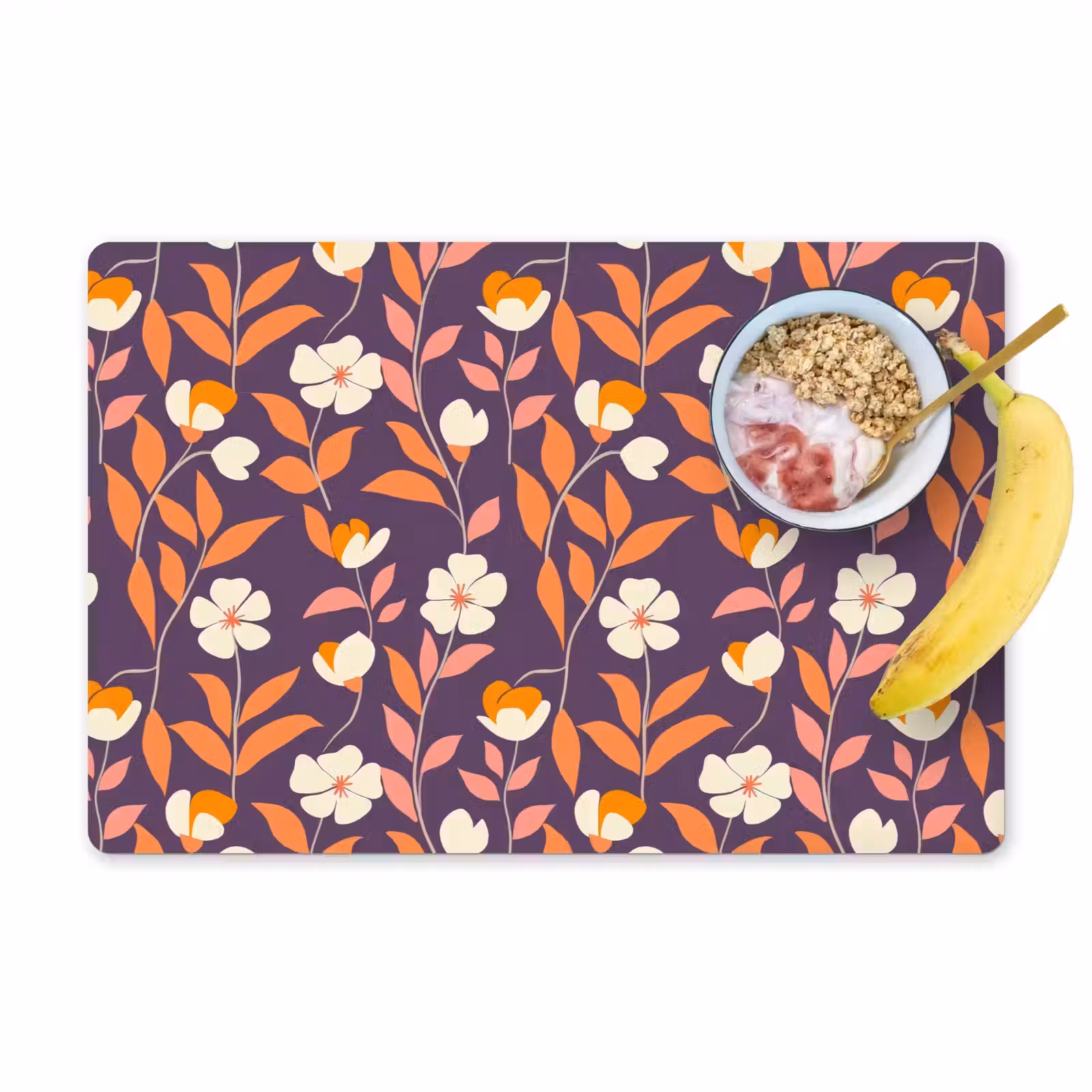 Placemat - 6 stuks - Boho - Vintage - Paars — 1