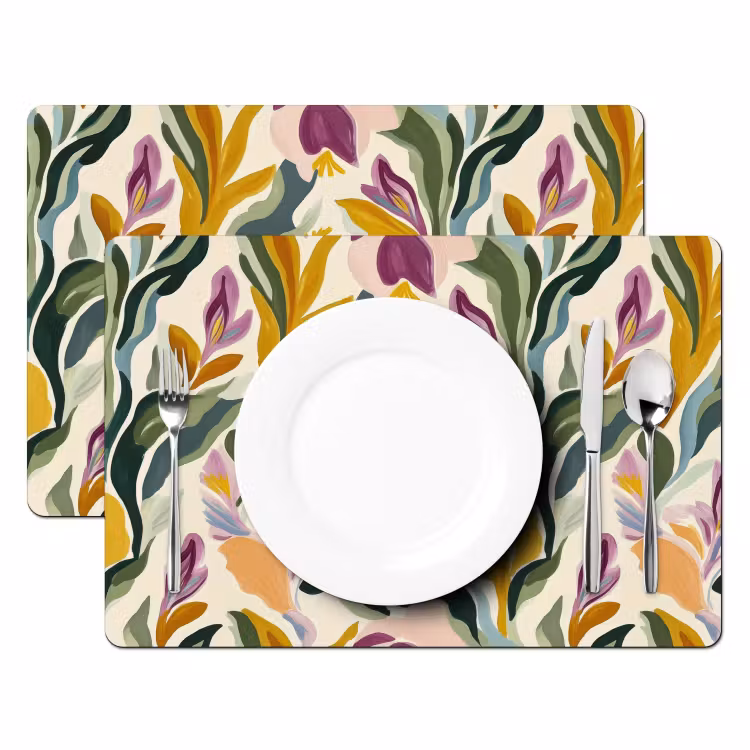 Placemat - 6 stuks - Modern - Abstract - Kleurrijk — 2