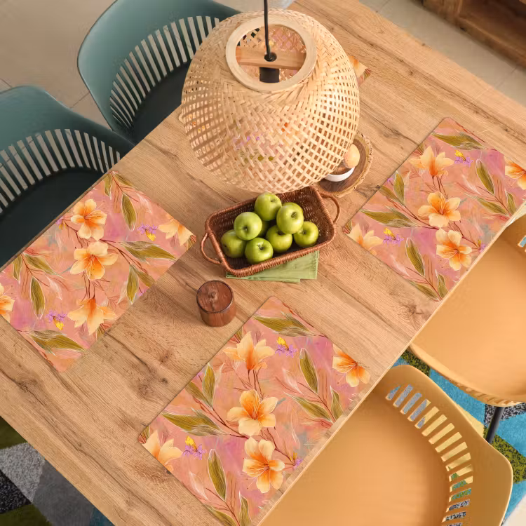 Placemat - 6 stuks - Botanisch - Bloemen - Kleurrijk — 3