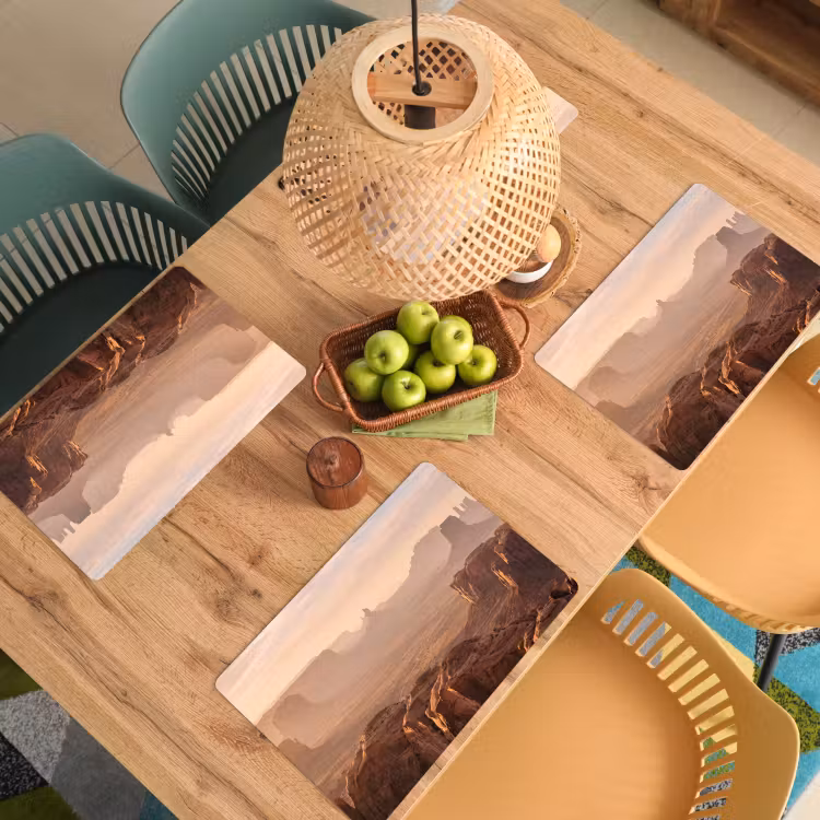 Placemat - 6 stuks - Woestijn - Landschap - Natuur — 3