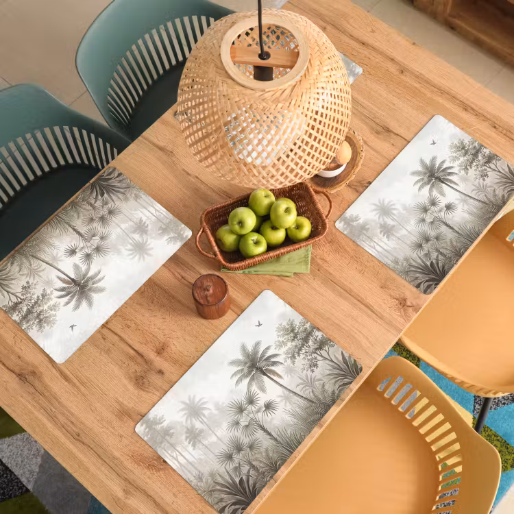 Placemat - 6 stuks - Jungle - Palmbomen - Natuur — 3