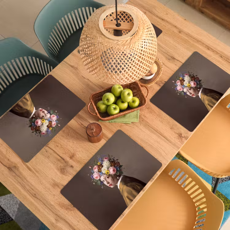 Placemat - 6 stuks - Meesterwerk - Modern - Kleurrijk — 3