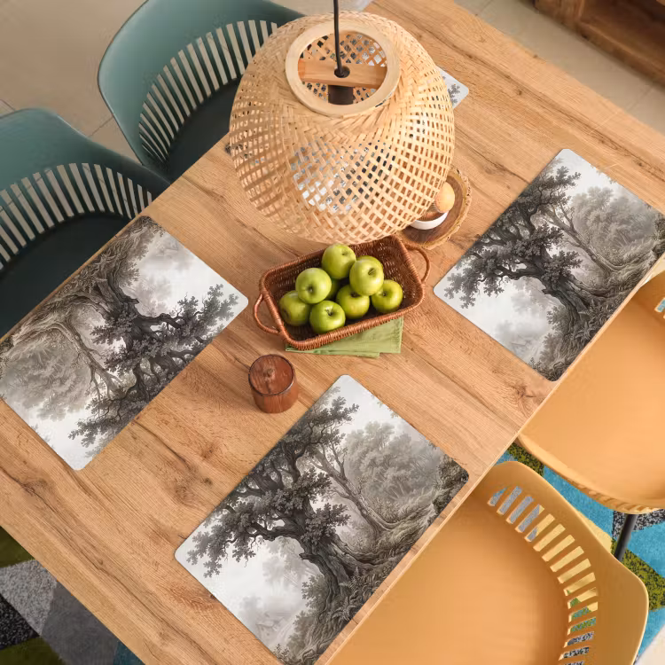 Placemat - 6 stuks - Natuur - Bos - Eik — 3