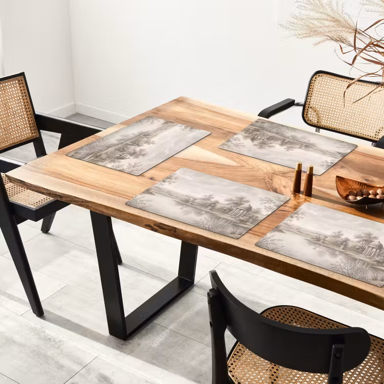 Placemat - 6 stuks - Terras - Water - Natuur - Landschap — 4