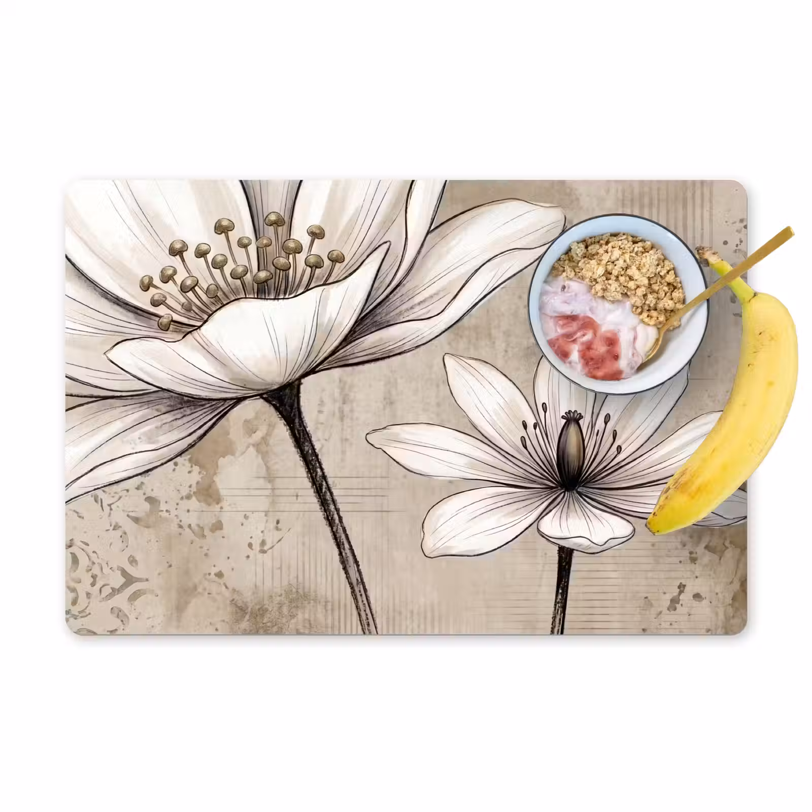 Placemat - 6 stuks - Modern - Design - Wit — 1