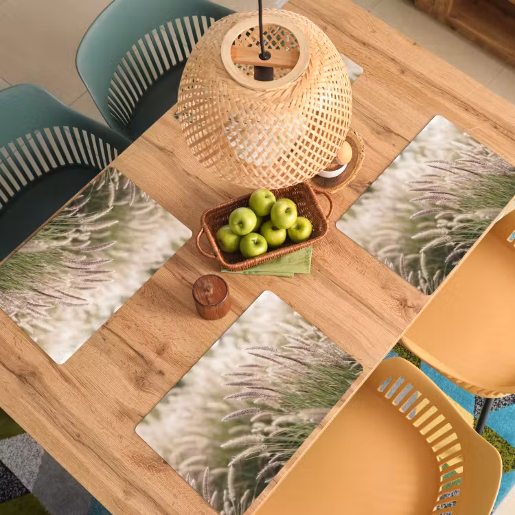Placemat - 6 stuks - Gras - Close up - Groen — 3