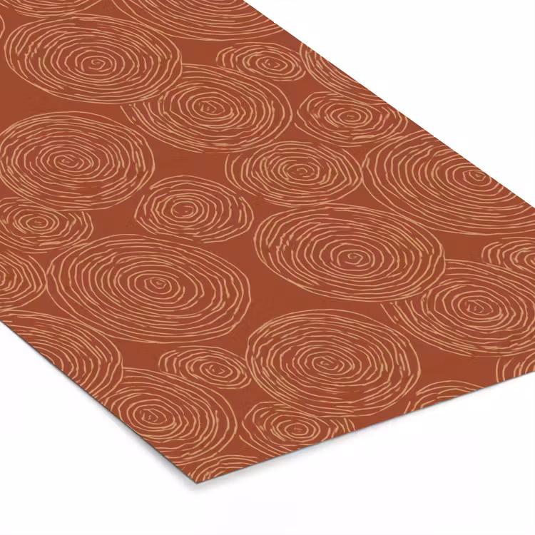 Poster met lijst - Cirkels - Abstract - Artistiek - Terracotta — 7