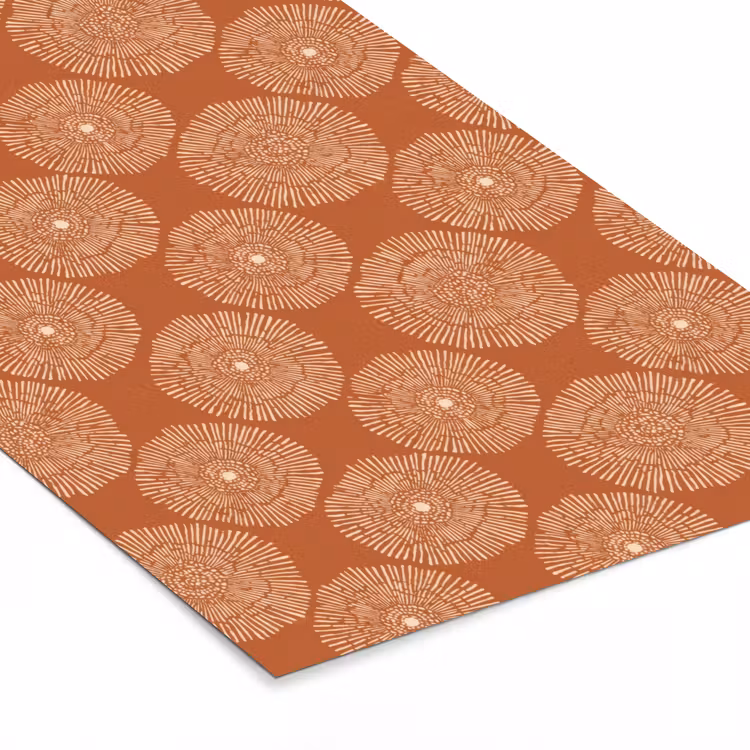 Poster met lijst - Cirkels - Grafisch - Patroon - Terracotta — 7